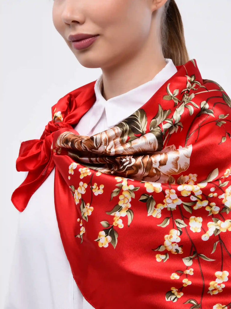 floral scarf