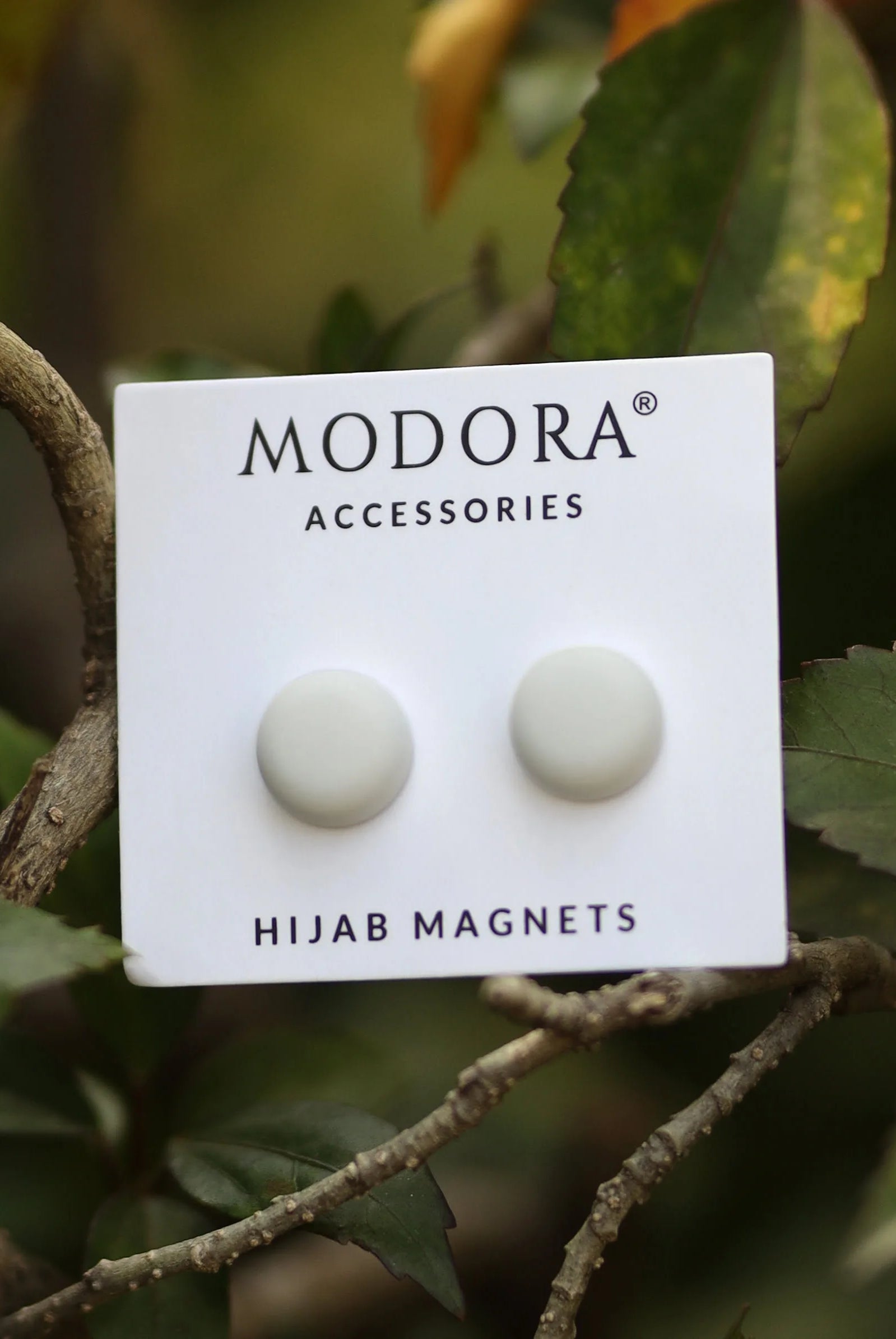 white hijab magnets