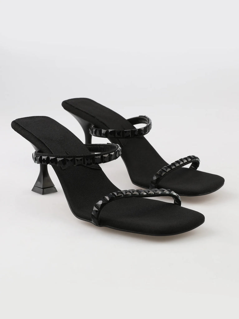 Gem Strap Mule Heel Court