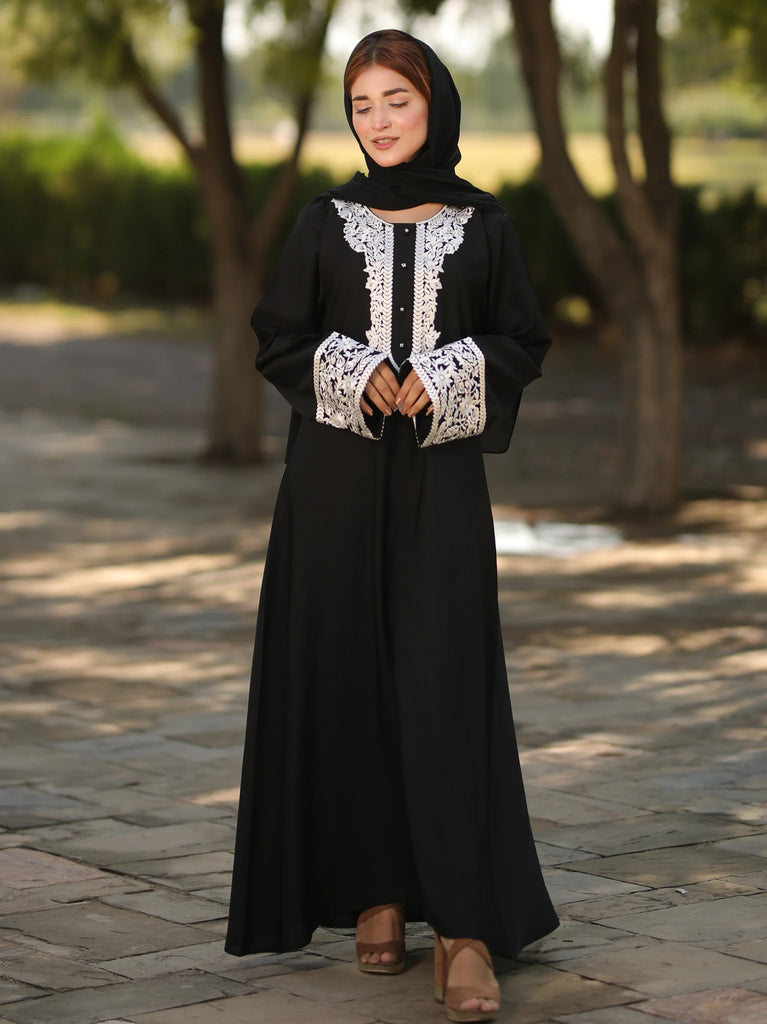 Black Abaya Maxi Dress
