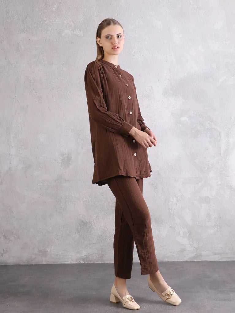 brown co ord set