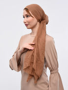 Coffee brown hijab