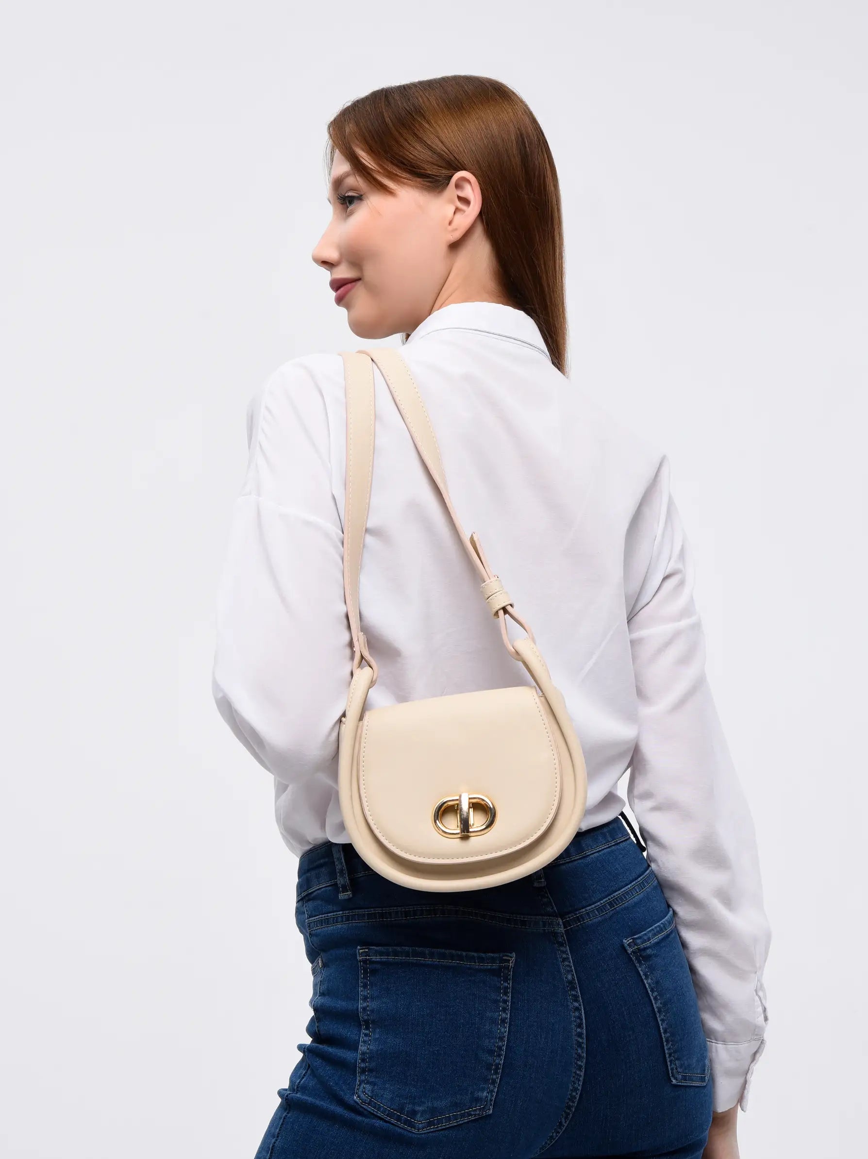 Beige cross body bag sales