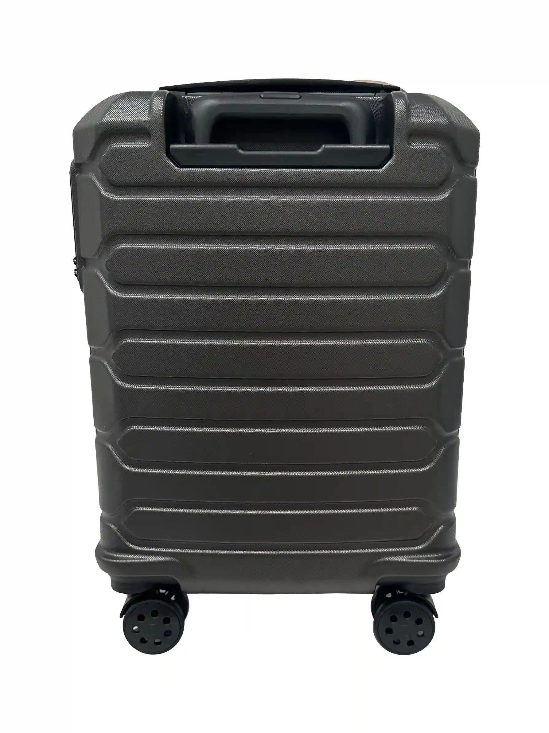 grey suitcase