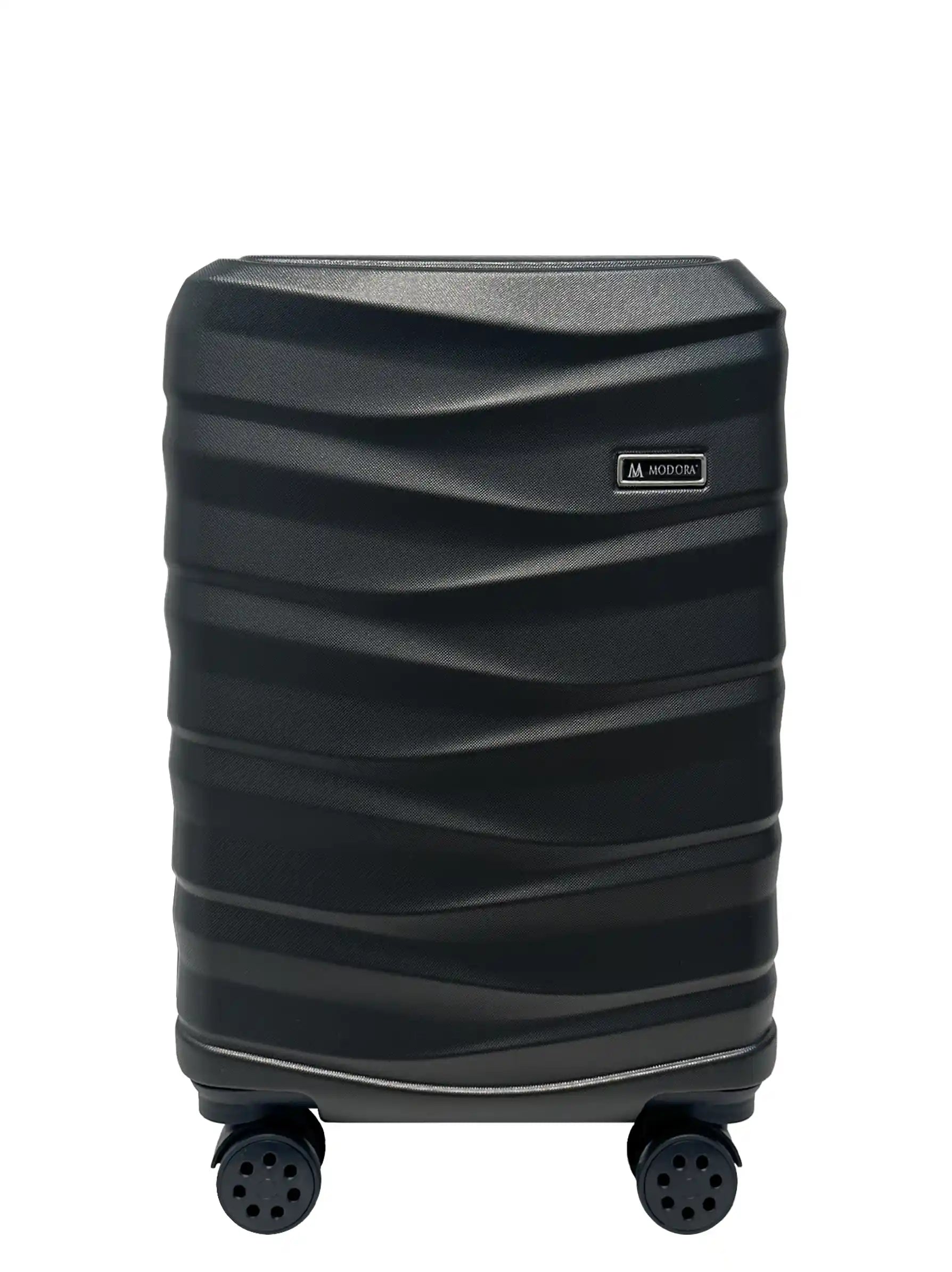 Dark grey medium suitcase
