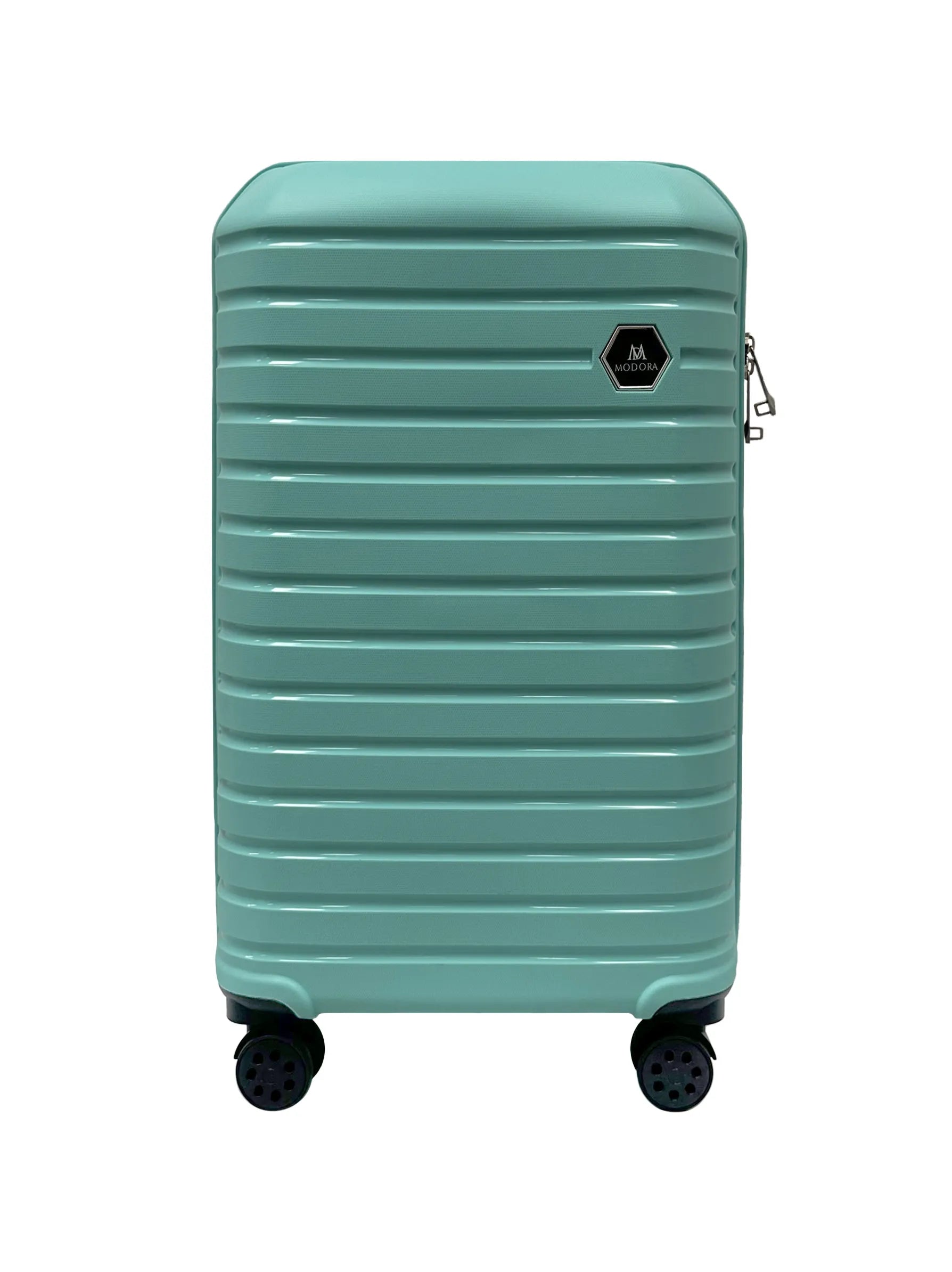 Green medium suitcase