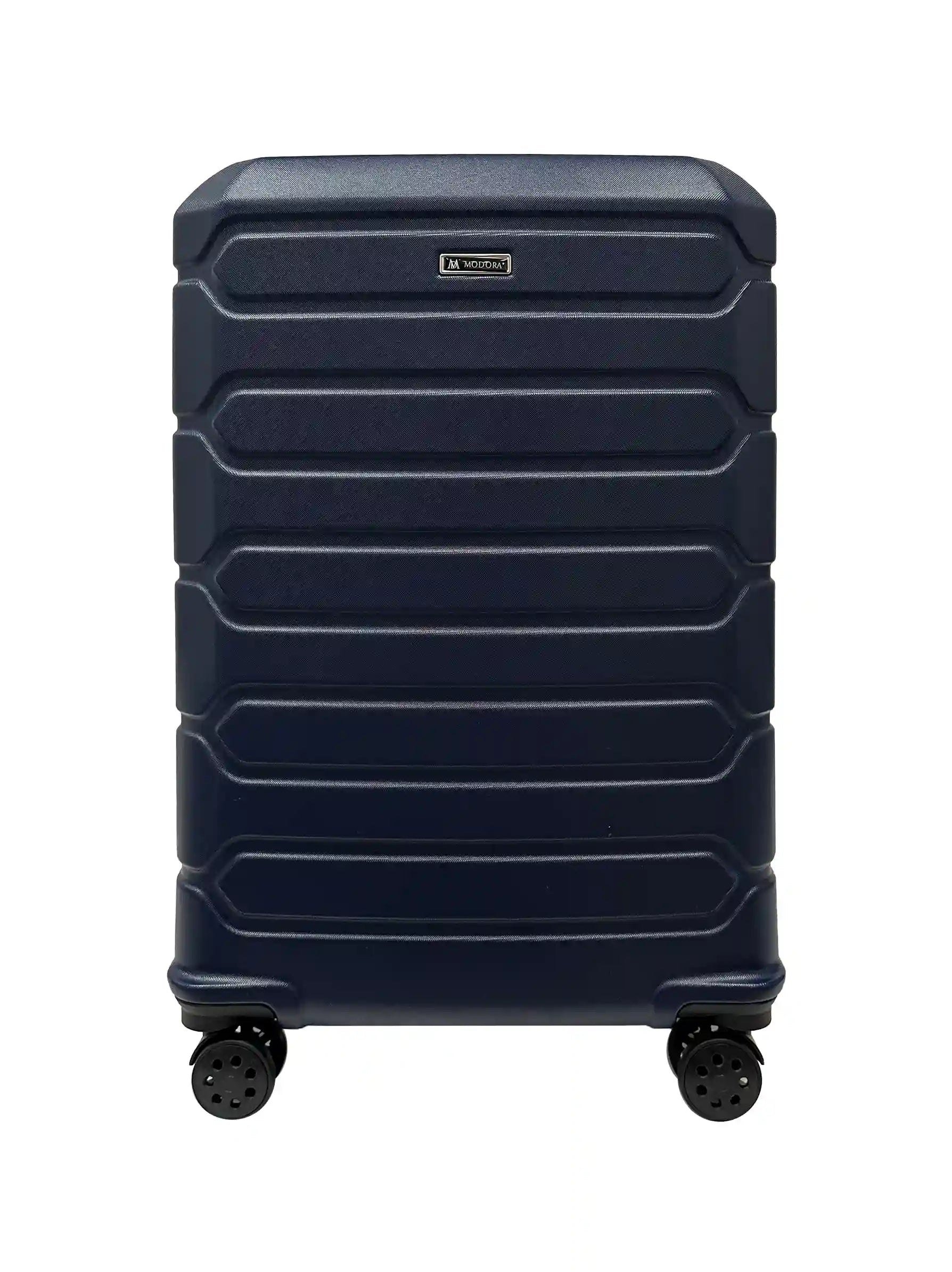 Navy large suitcase