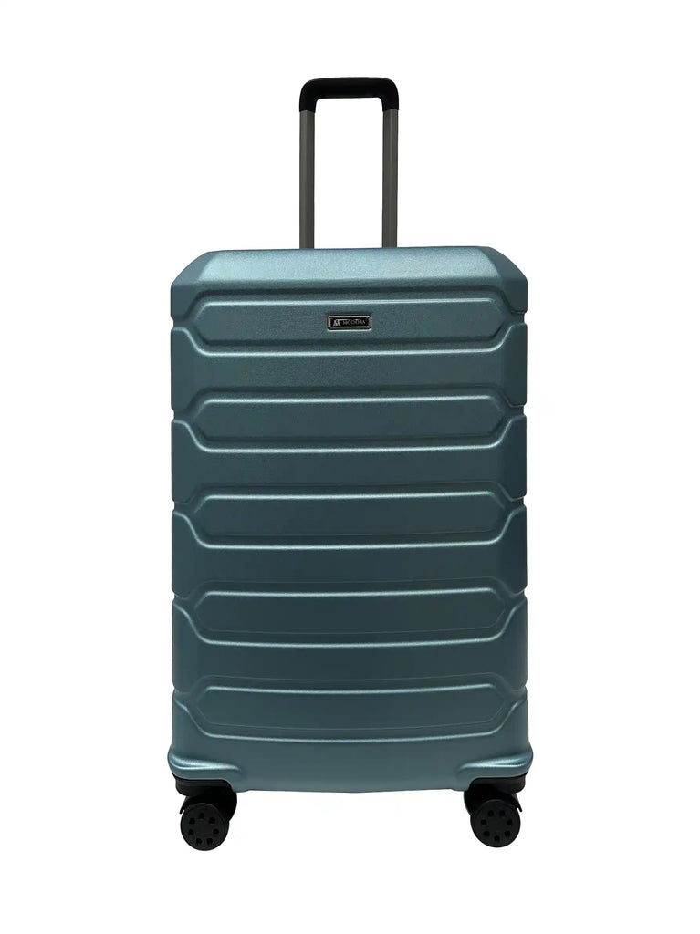 large green suitcase
