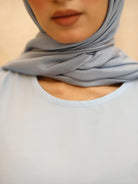 light blue abaya