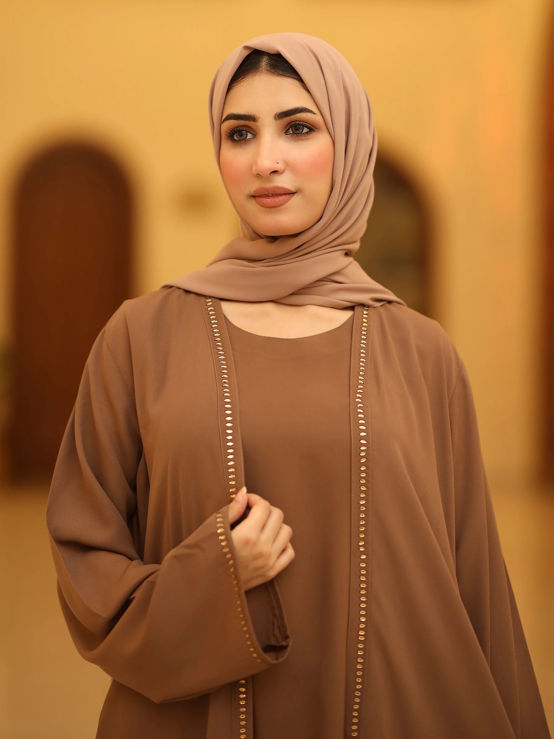 brown abaya uk