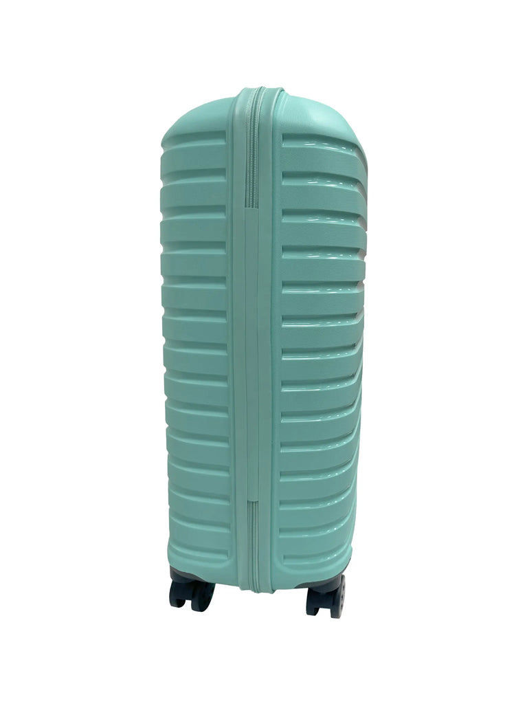 Green medium hard shell suitcase