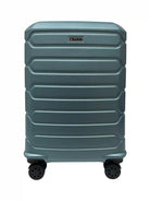 green medium suitcase