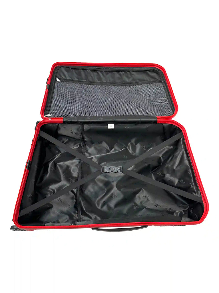 4 wheel Red Large suitcase