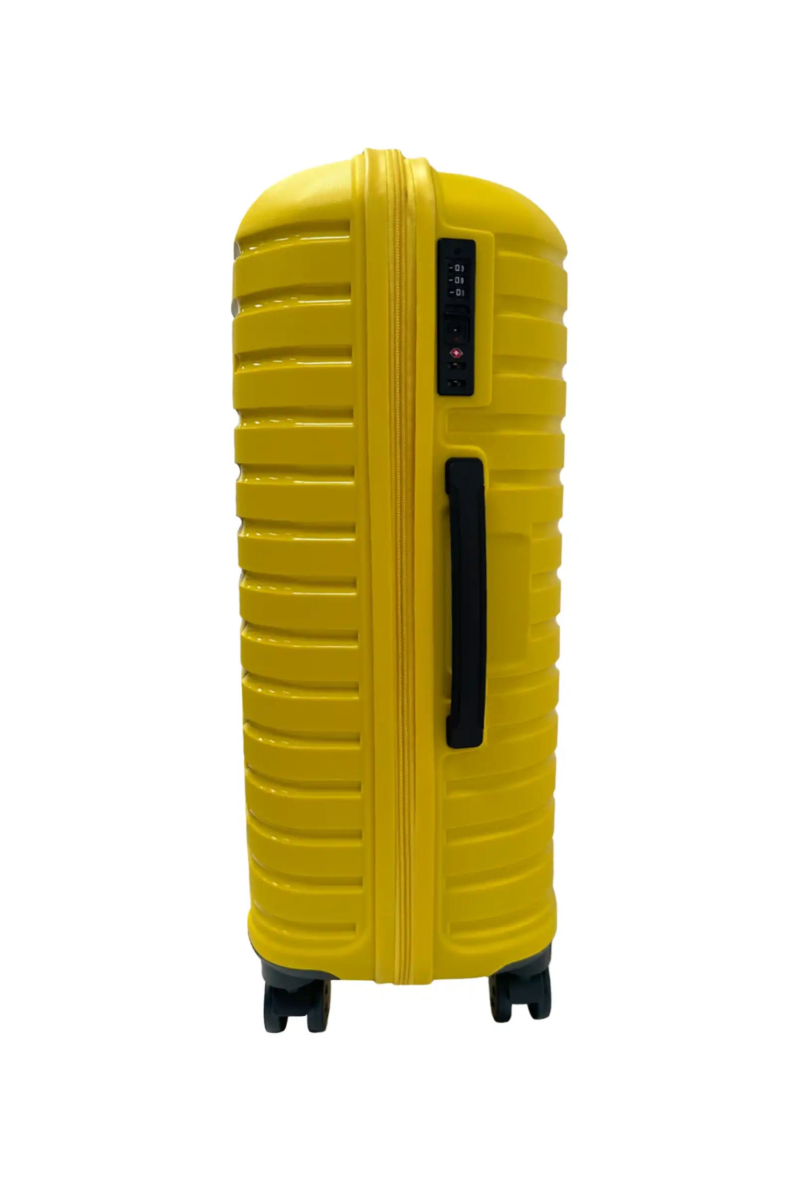 Vanile collection yellow medium suitcase
