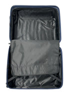 navy hard shell suitcase