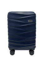 navy medium suitcase