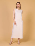 nude slip dress