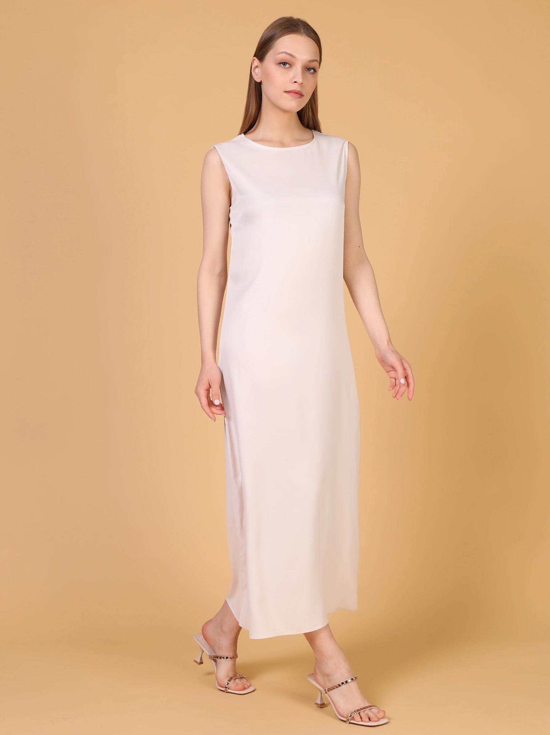 Maxi dress straight sales cut