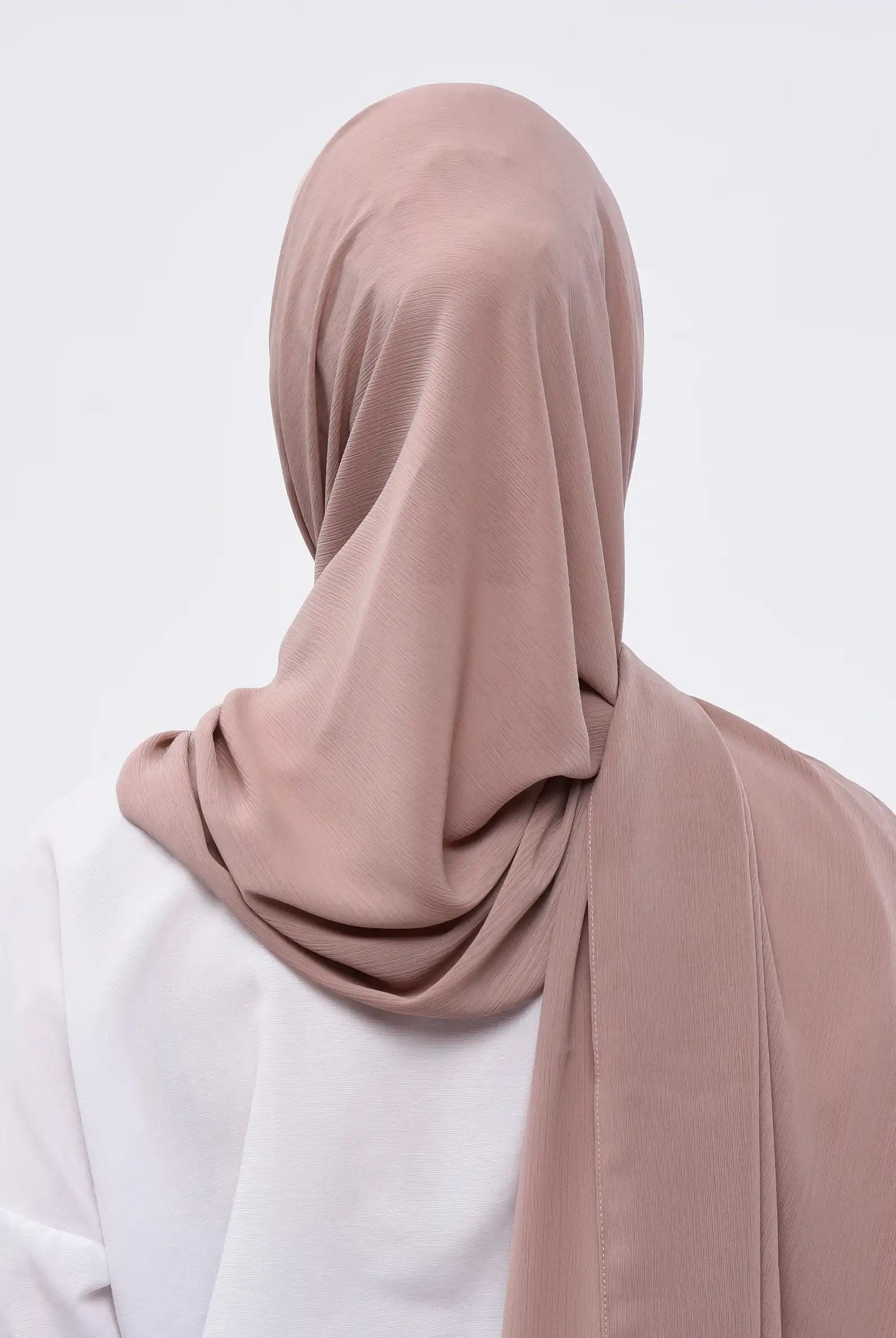 Mauve chiffon hijab