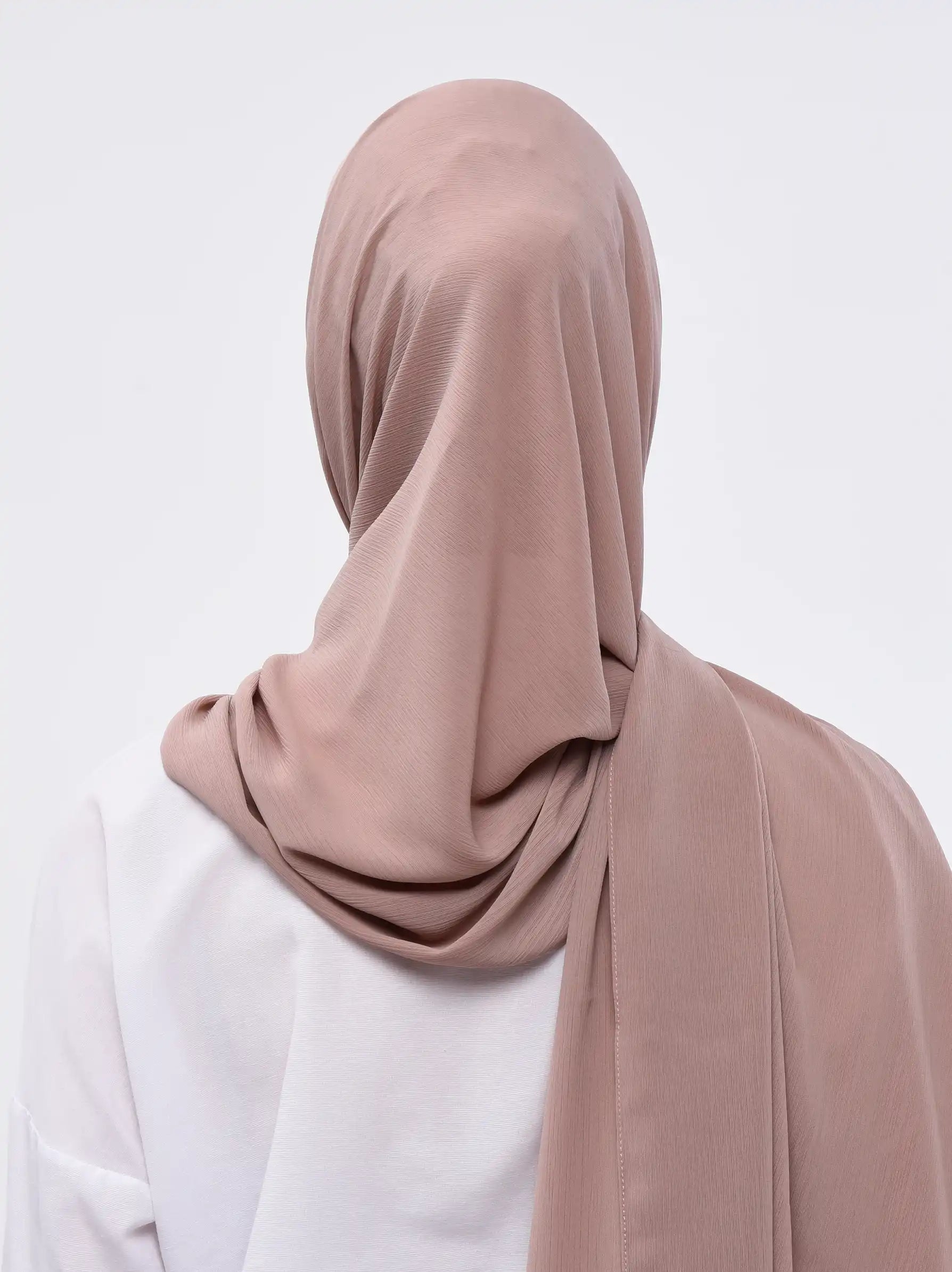 Mauve chiffon hijab