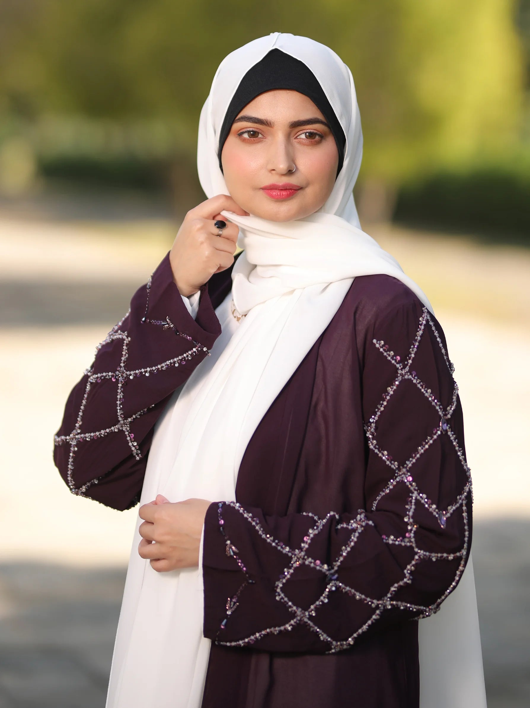 Chiffon abaya best sale