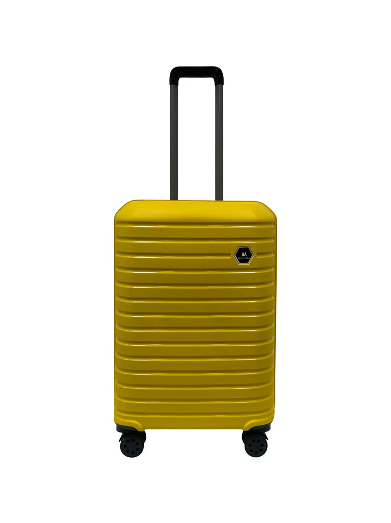 Vanille yellow medium suitcase uk