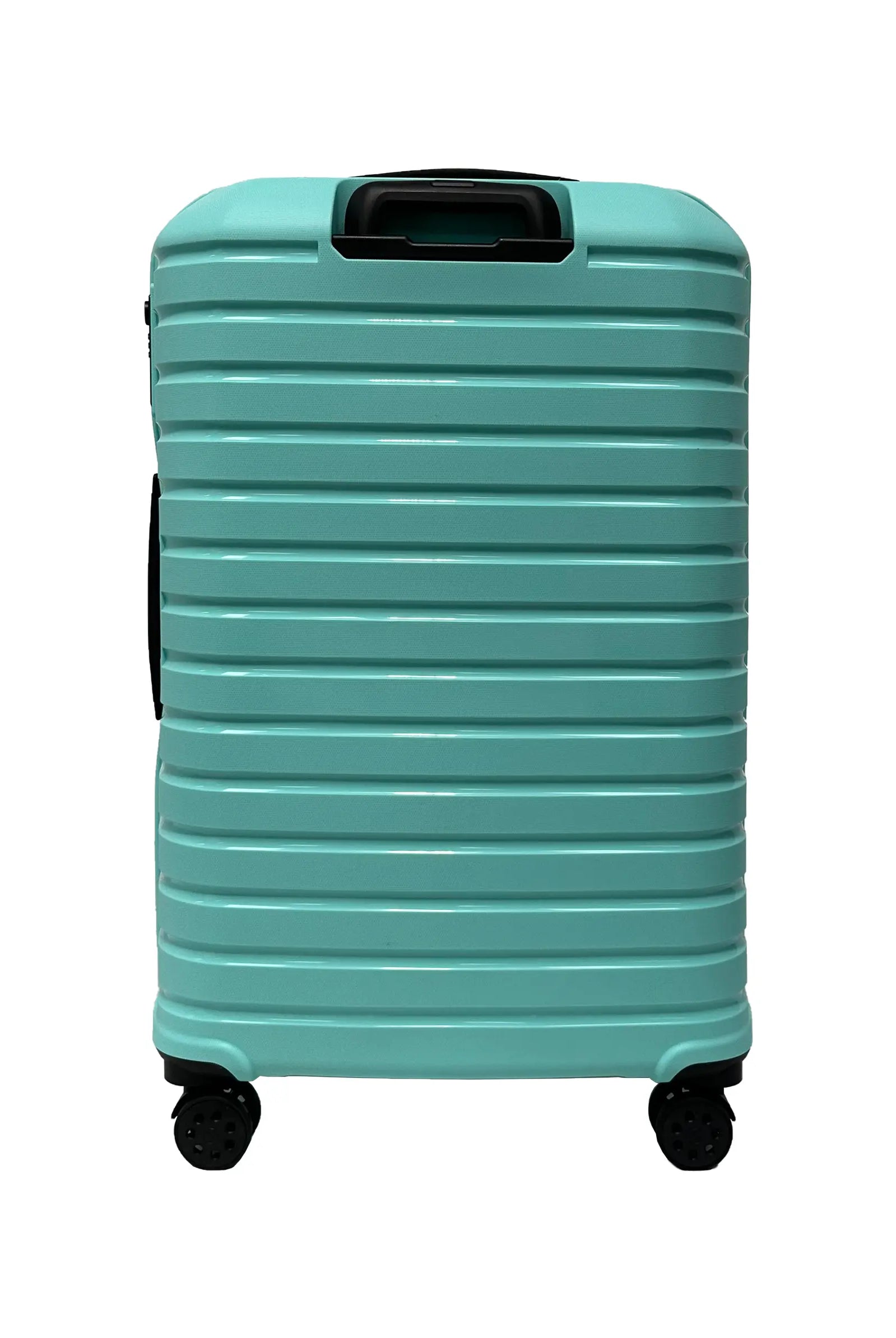 Large green suitcase