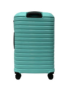 Large green suitcase