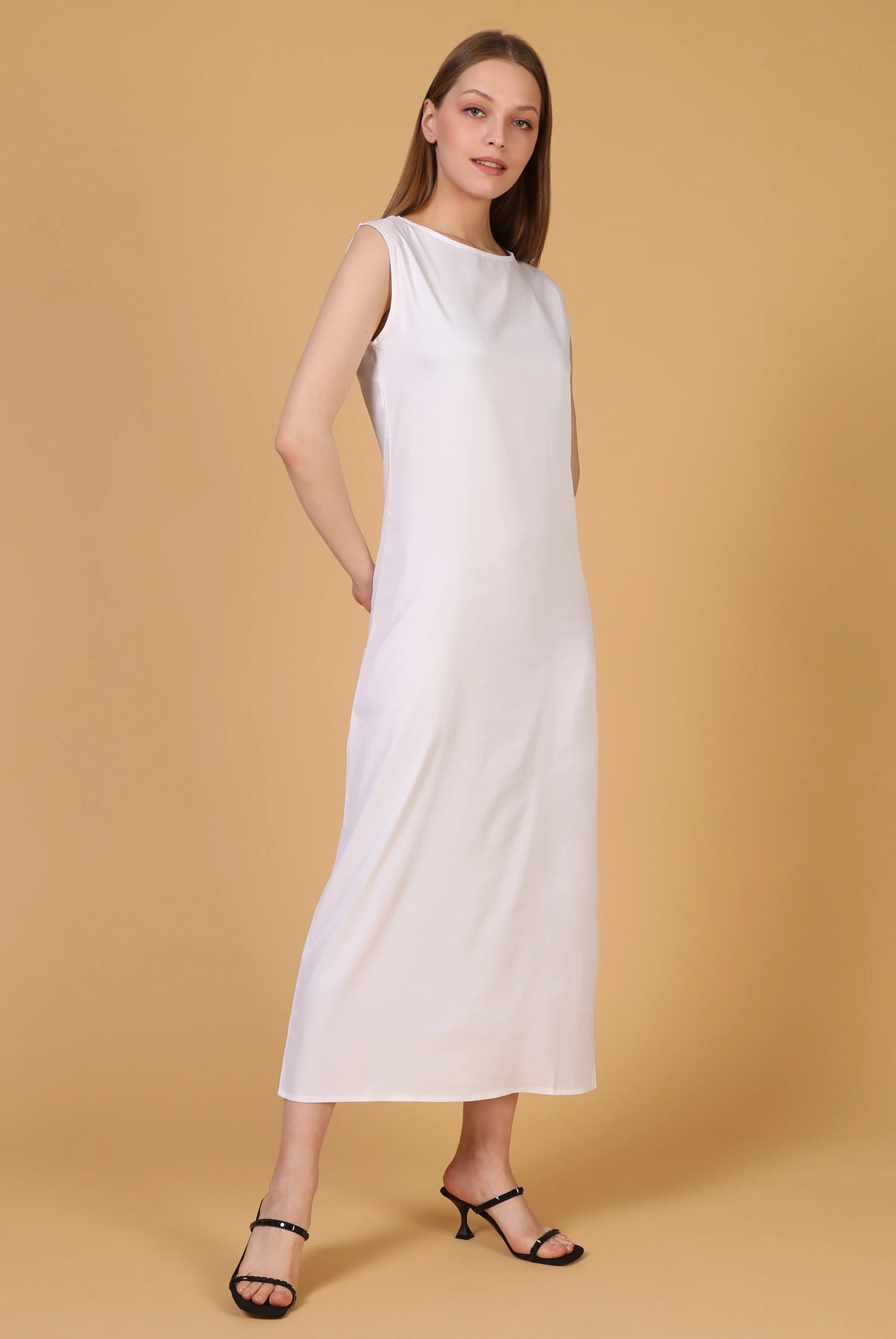 white inner dress