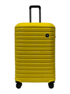 Large yellow suitcase