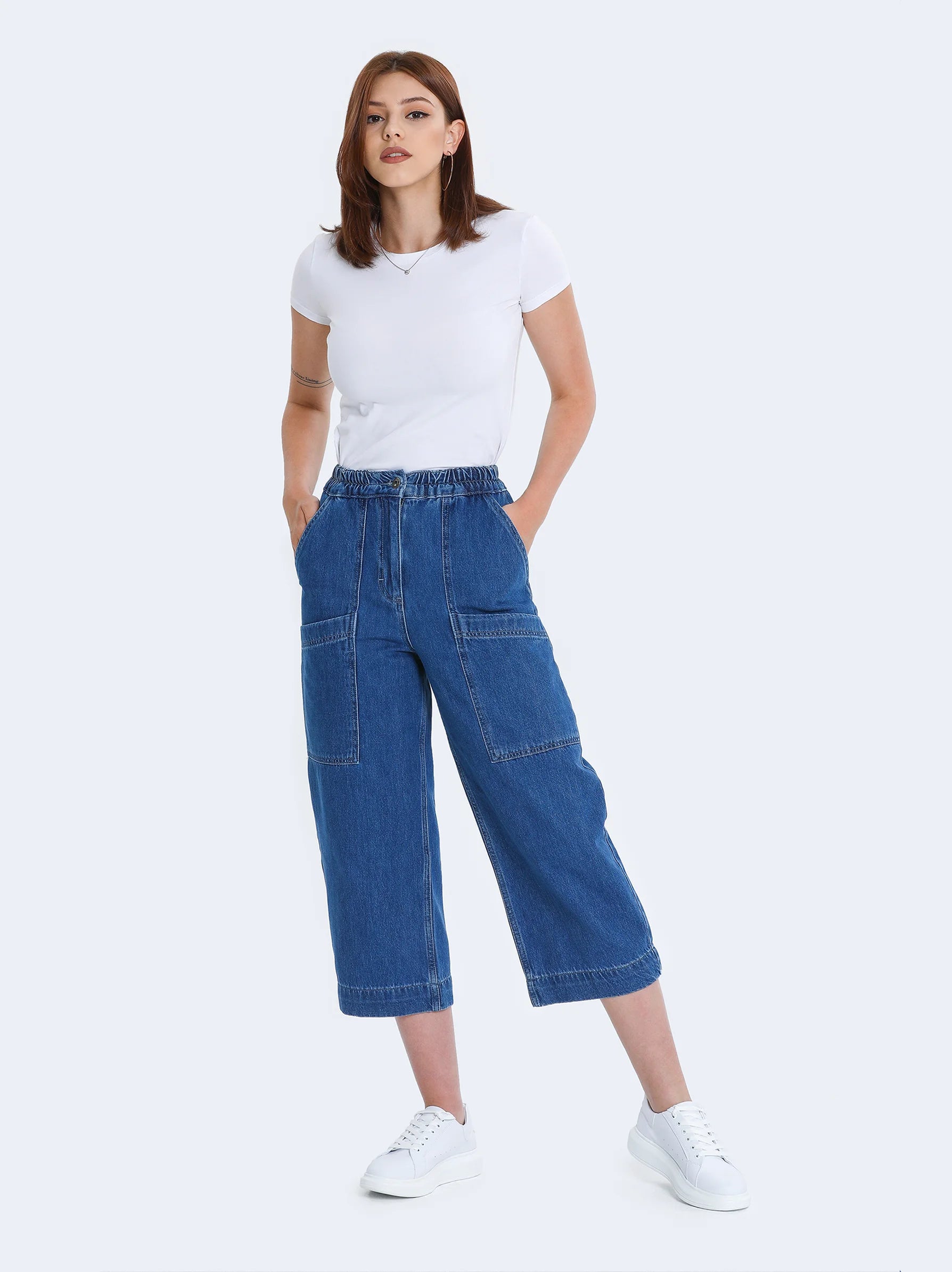 best elastic waist jeans