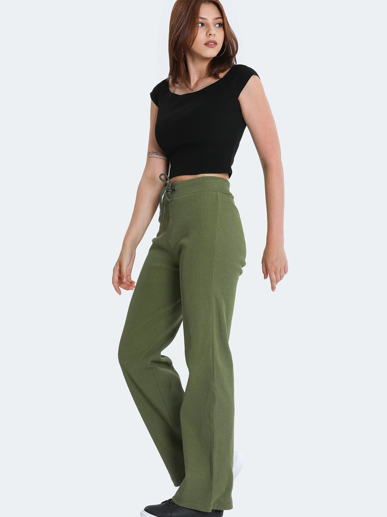 ladies khaki joggers