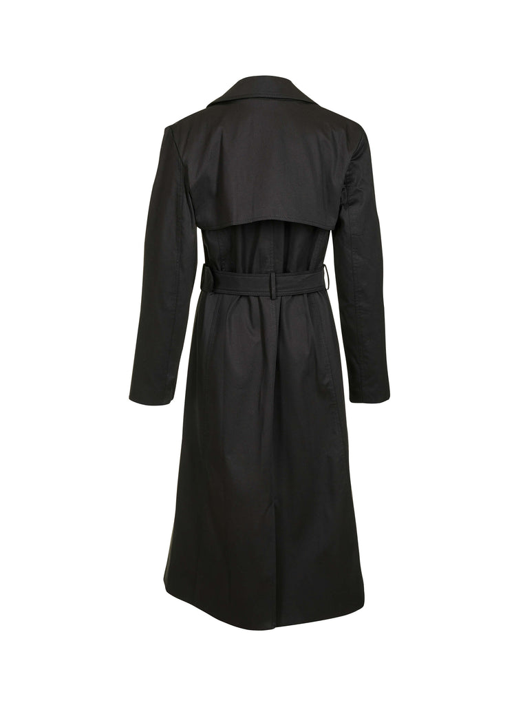 black trench coat women's