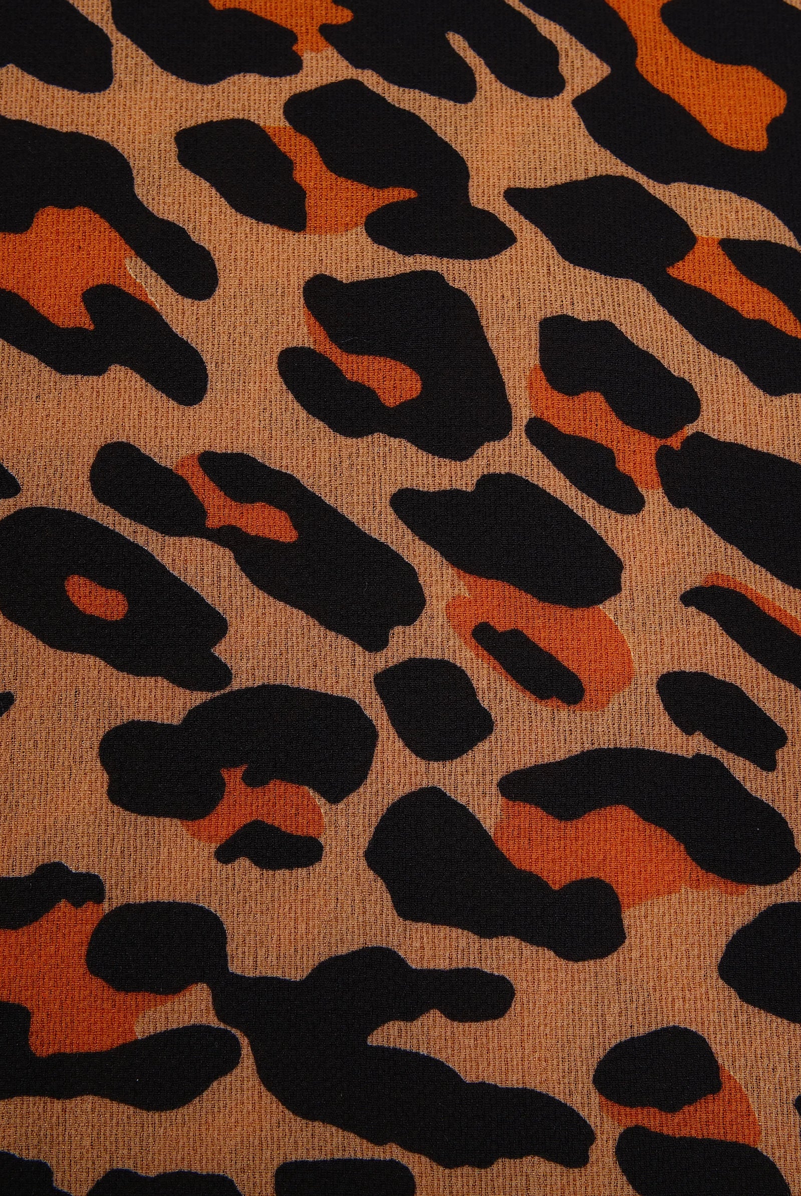 leopard chiffon scarf