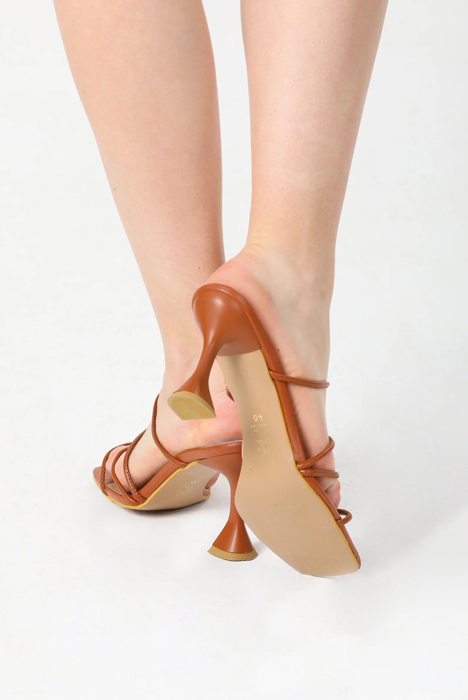 brown mule heels womens
