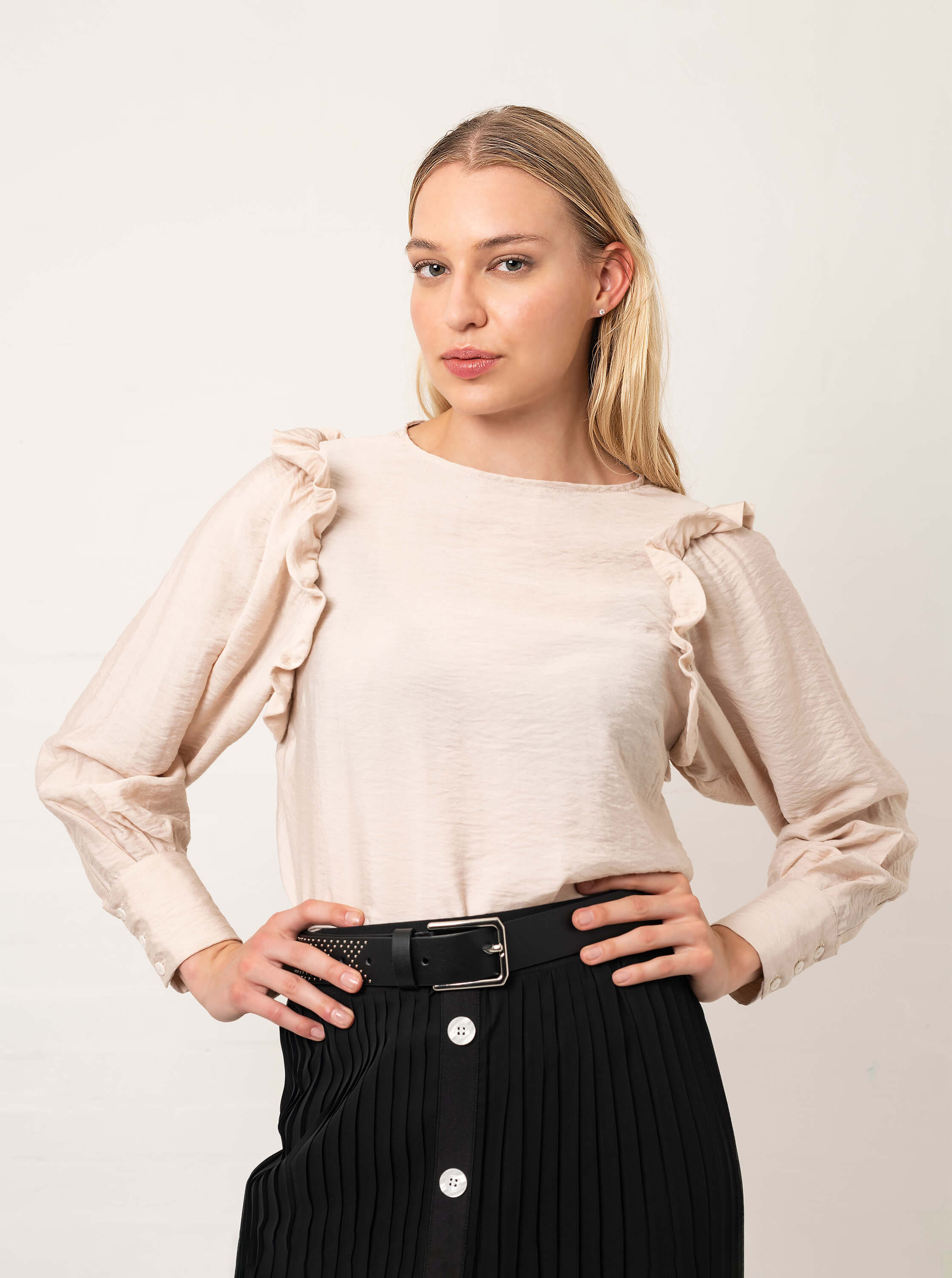 ecru blouse