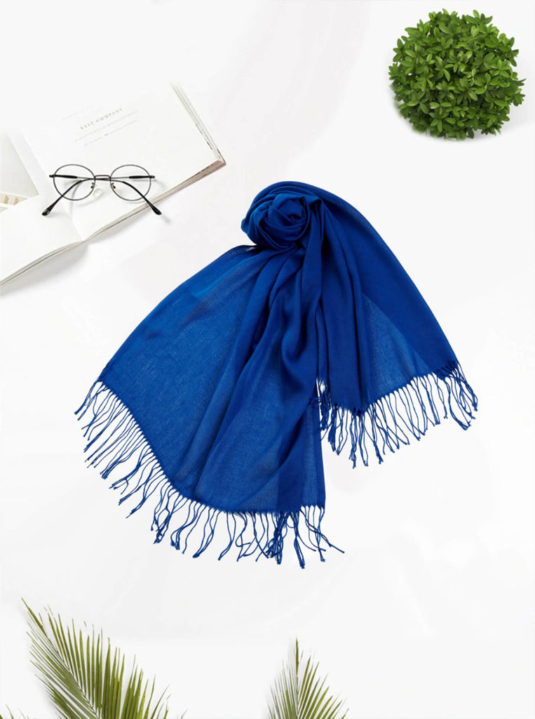 blue scarf womens