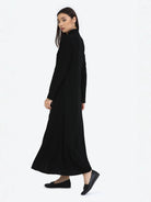 black abaya with embroidery