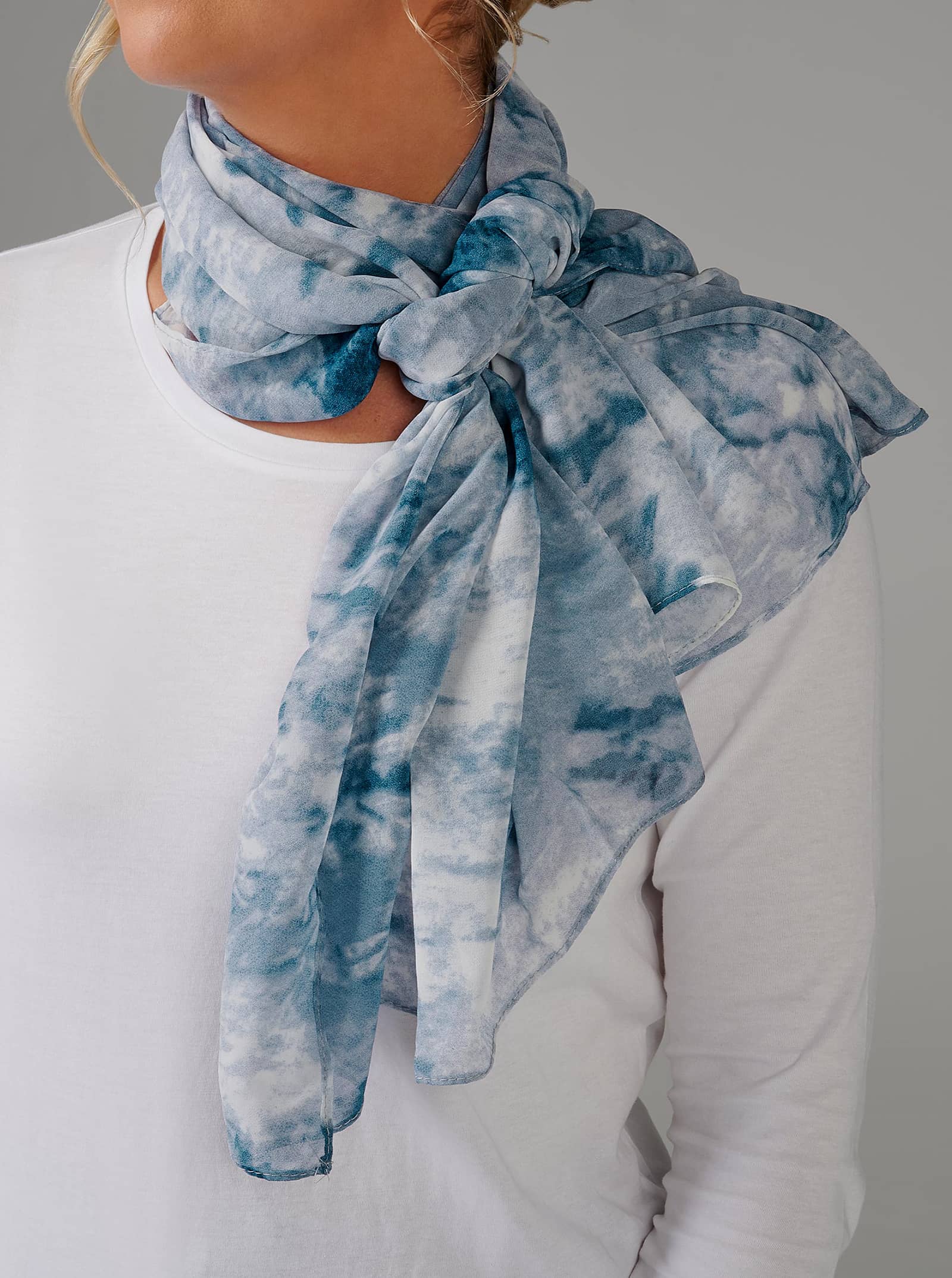 tie dye scarf uk