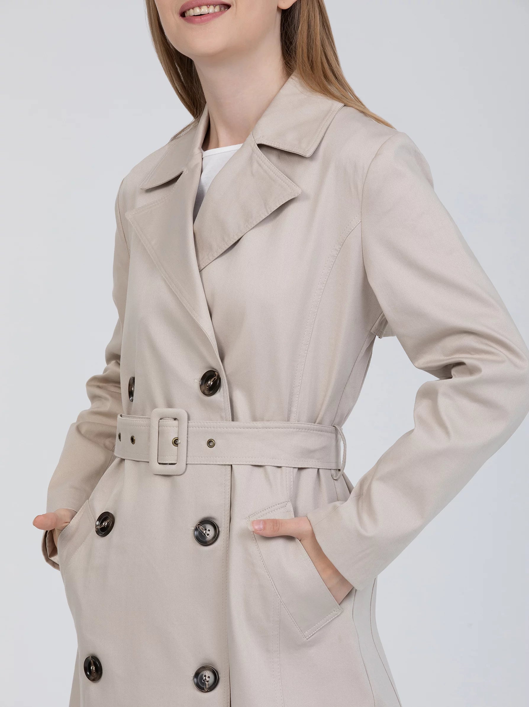 Beige trench coat womens uk best sale