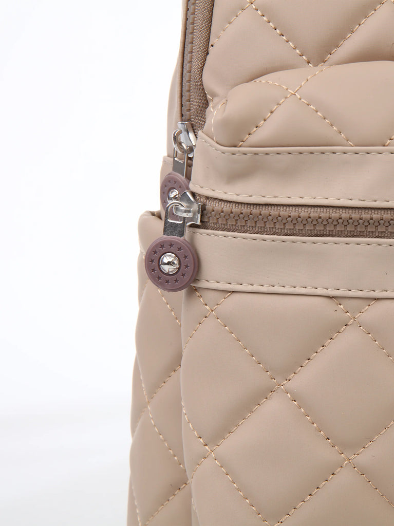 quilted oatmeal backpack uk