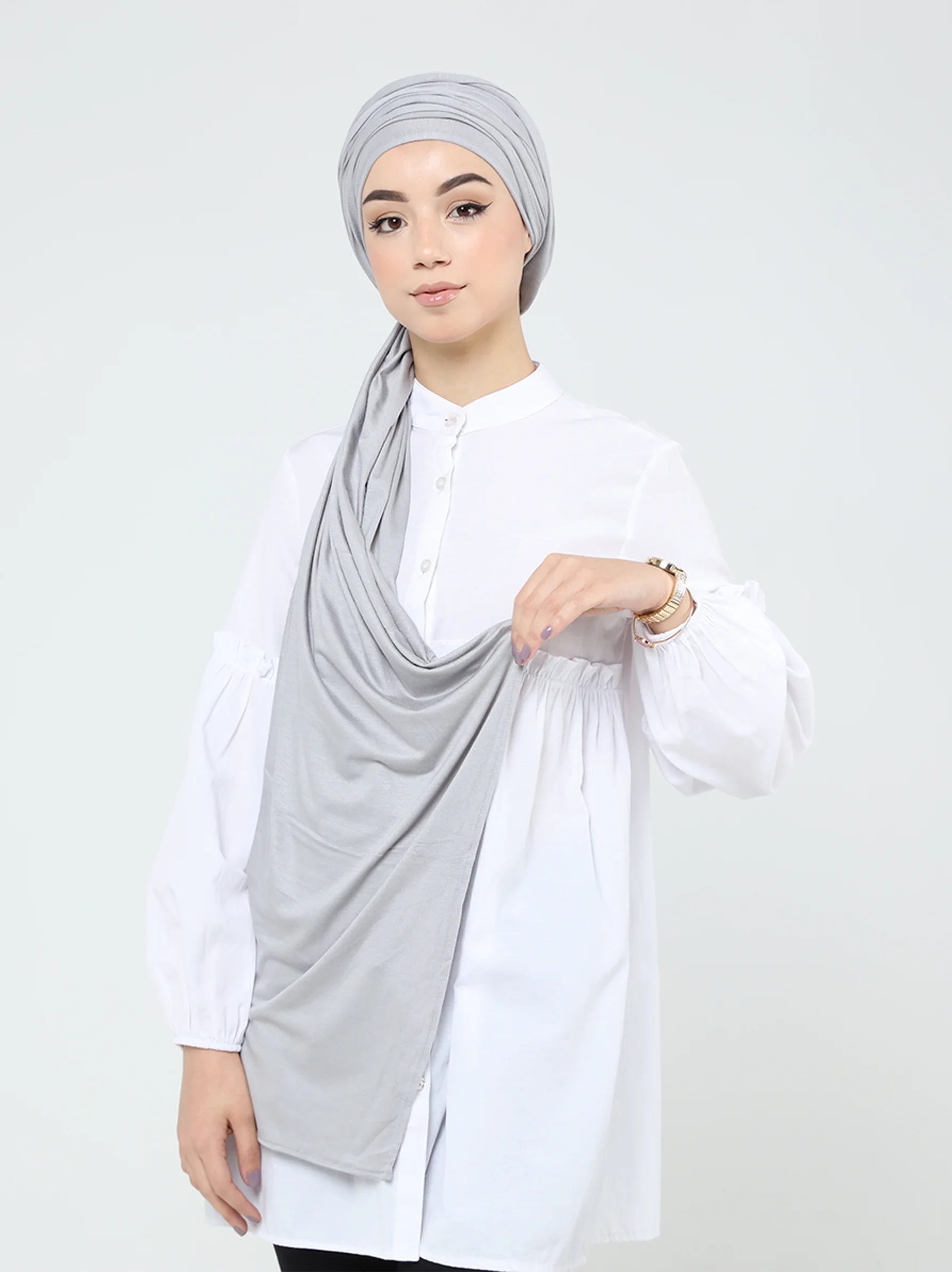 grey hijab