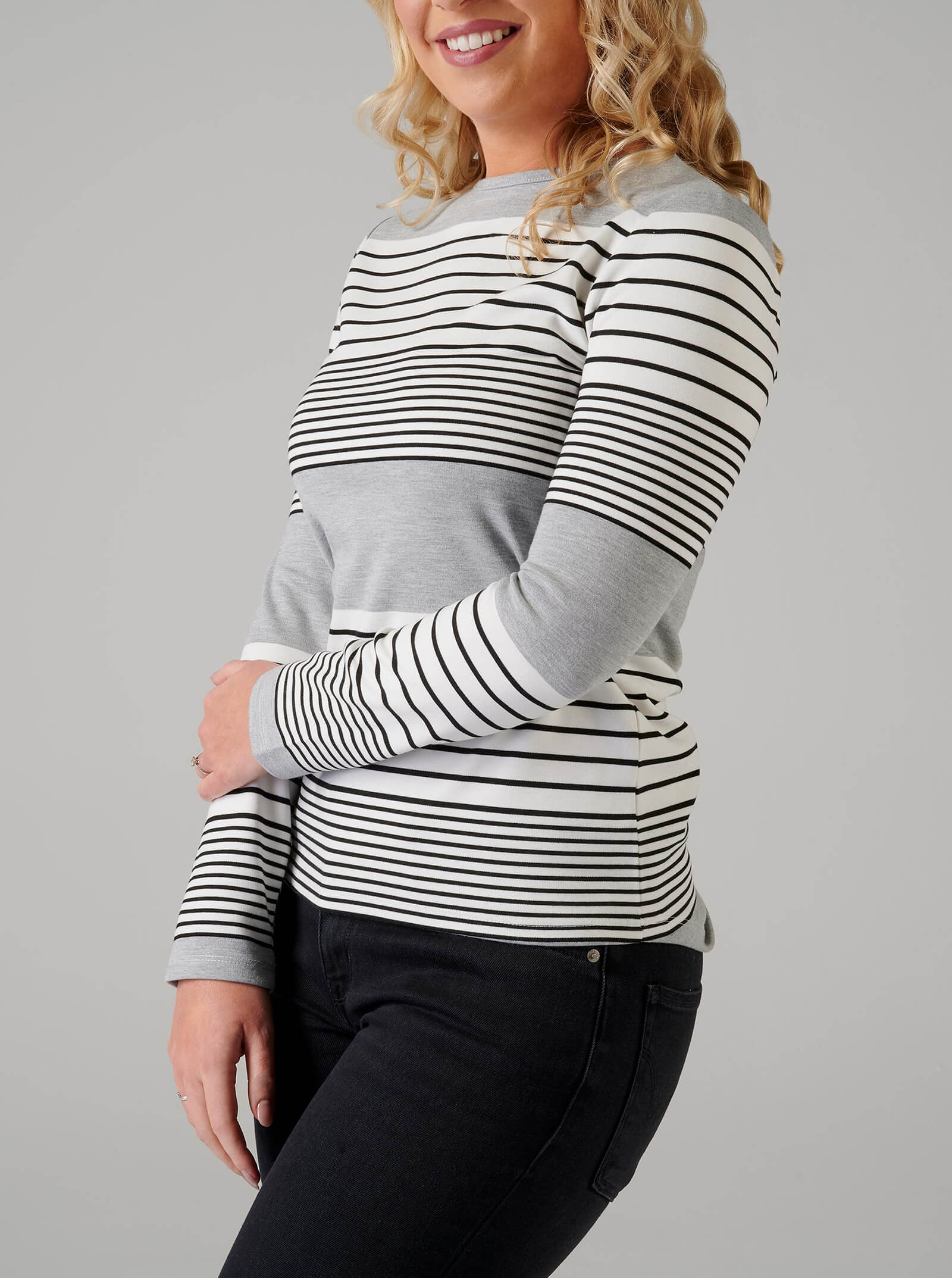 grey top for women