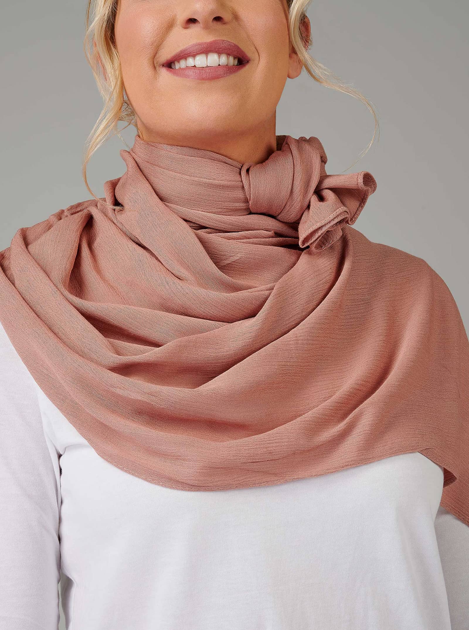 Pink Rayon Scarf