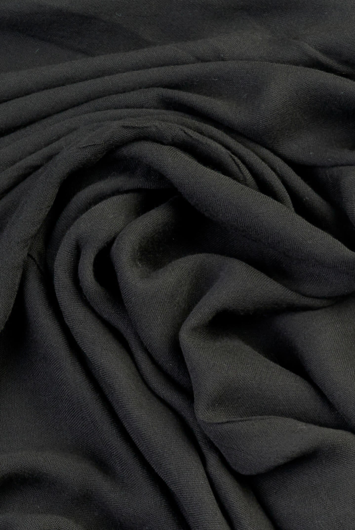 Black modal scarf