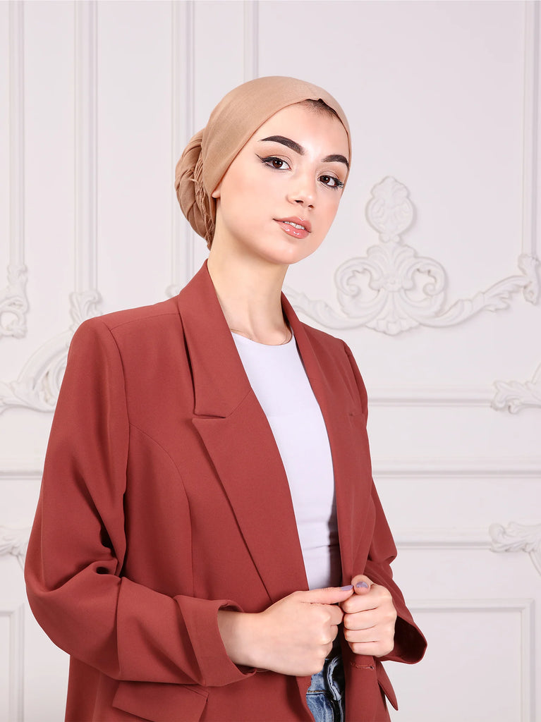 beige scarf