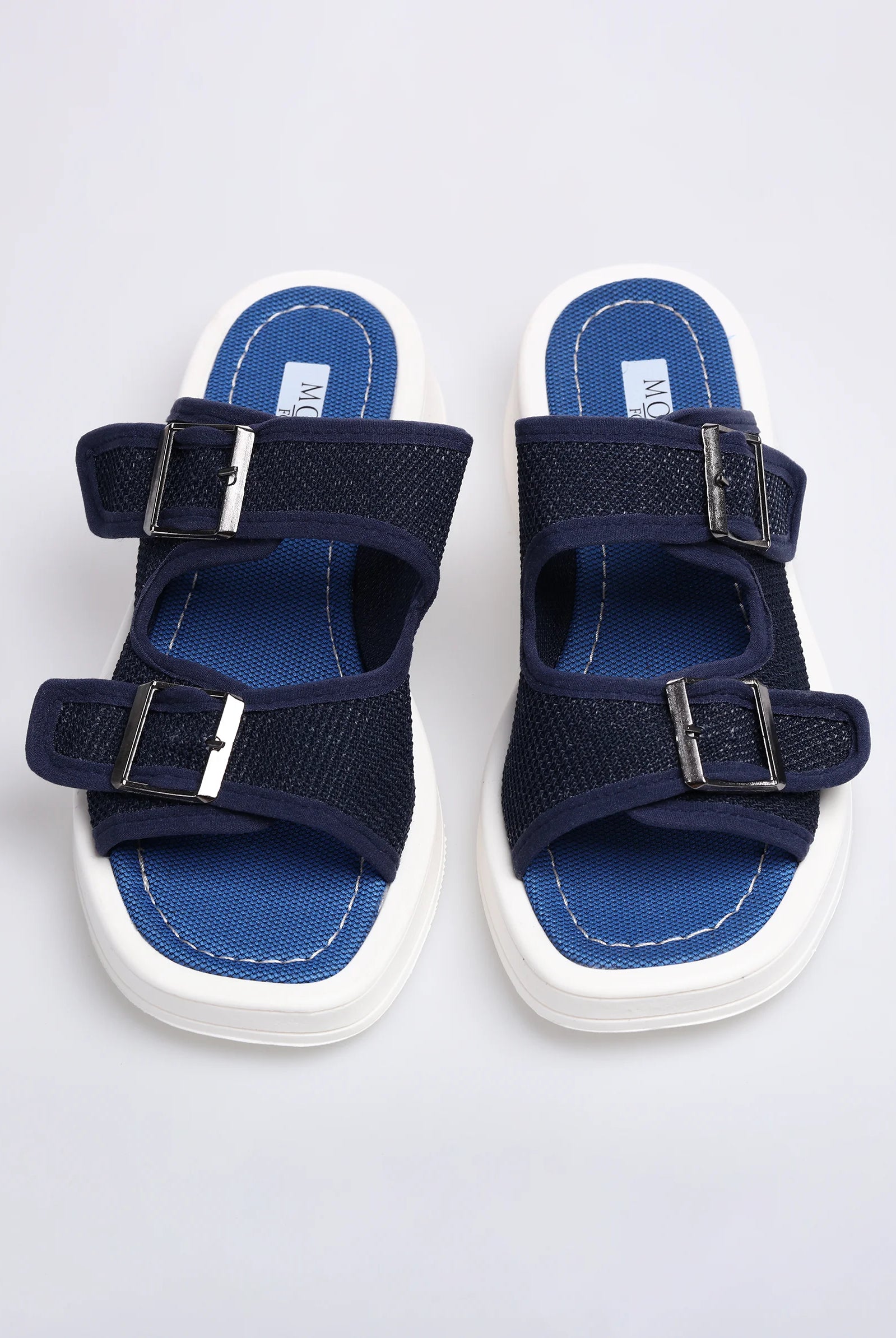 women's navy blue sandals