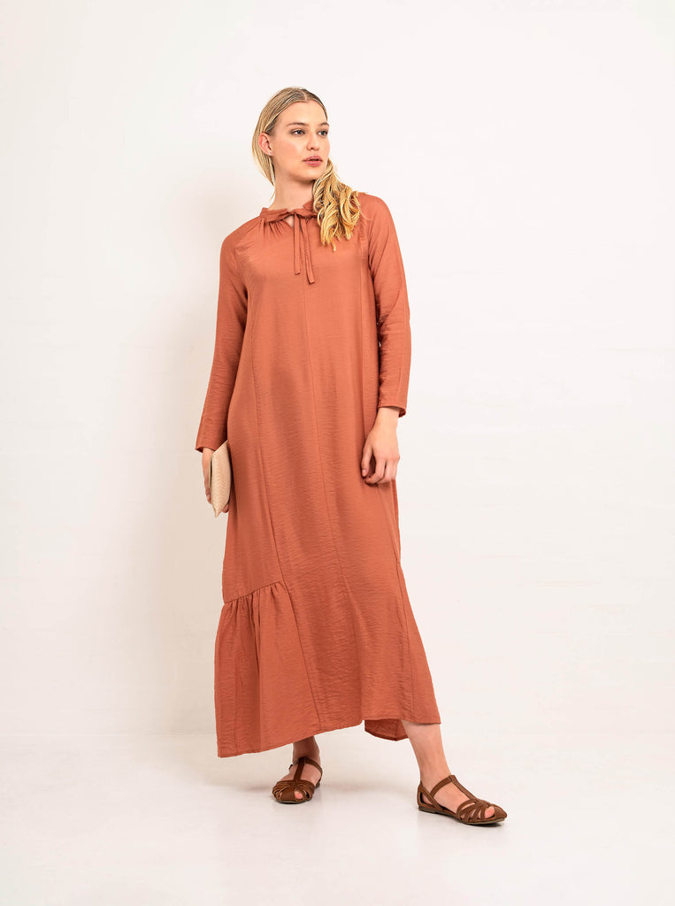 Terracotta Orange Dress