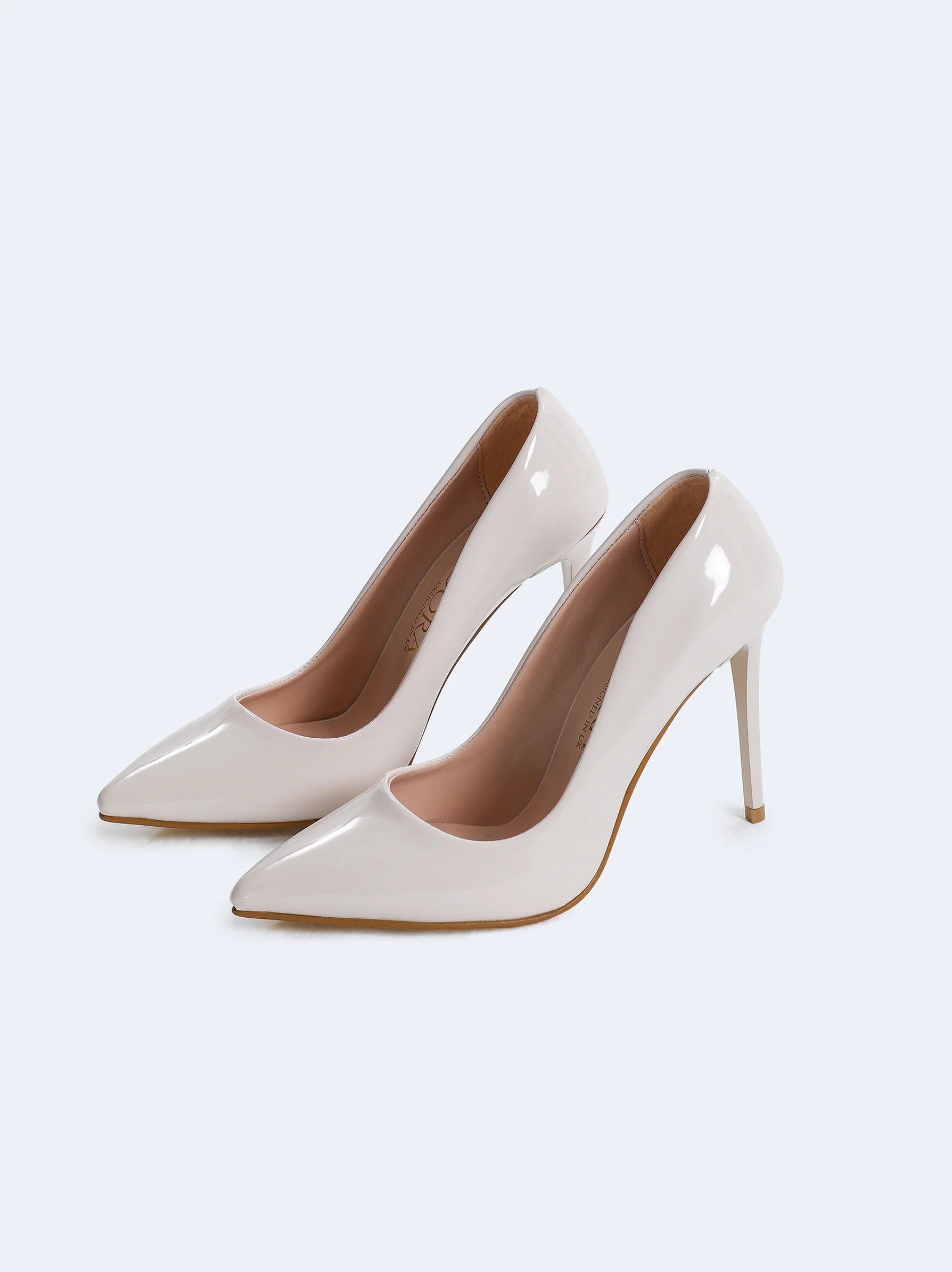 Beige Pointy Court Stiletto