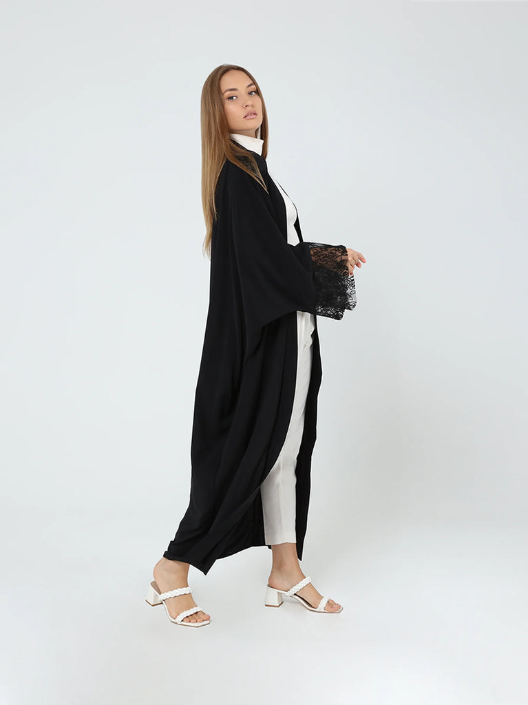 black batwing kimono jacket